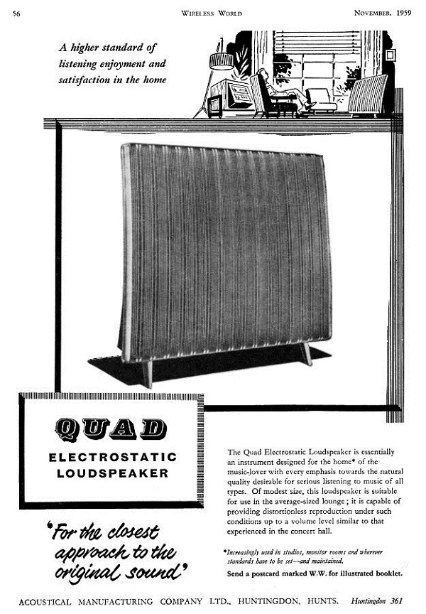 A-Quad-Advert-In-The-1959-Edition-Of-The-Wireless-World-Magazine-Audiopolitan
